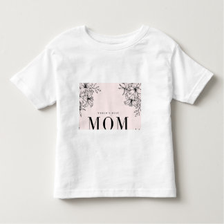 Das weltbeste Mama-Shirt-Design Kleinkind T-shirt