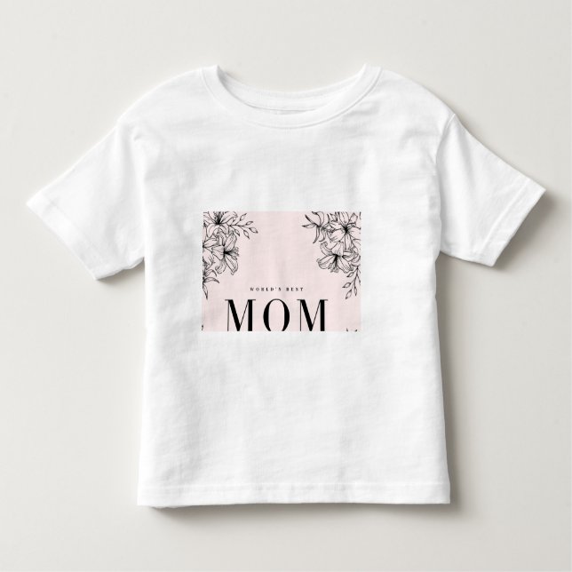 Das weltbeste Mama-Shirt-Design Kleinkind T-shirt (Vorderseite)
