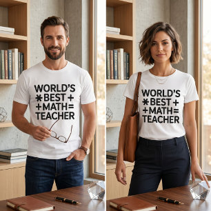 Das weltbeste Mathematiklehrer-T-Shirt T-Shirt
