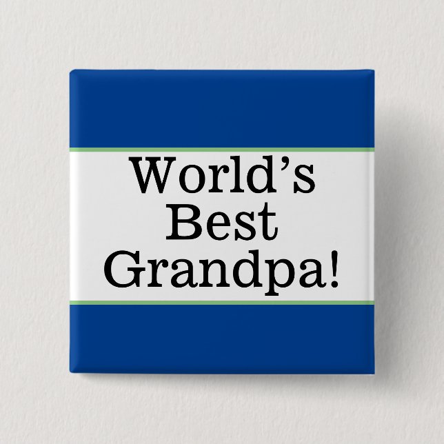 Das weltbeste Opa-Button Button (Vorderseite)