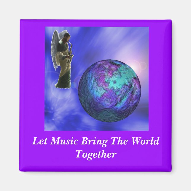 Das Weltmagnet inspiriert Magnet (Vorne)