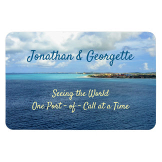 Das Weltmarkieren der Türen im Stateroom Magnet