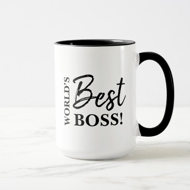 Das weltweit beste Boss-Logo Tasse (Rechts)