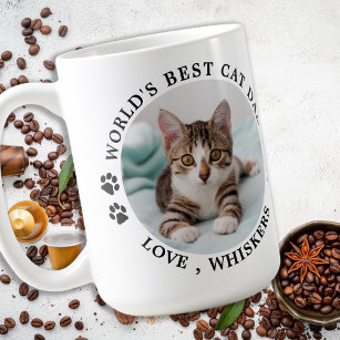 Das weltweit beste Cat Vater Personalisiert Pet Fo Kaffeetasse