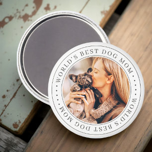Das weltweit beste Dog Mama Classic Simple Foto Magnet