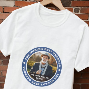 Das weltweit beste Grand pa-Modern-Custom-Foto T-Shirt