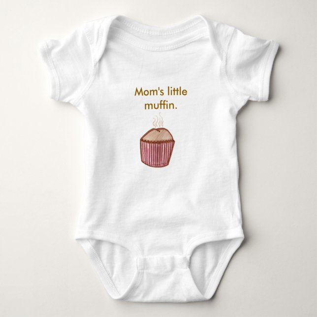Das wenige Muffin der Mama Baby Strampler (Vorderseite)