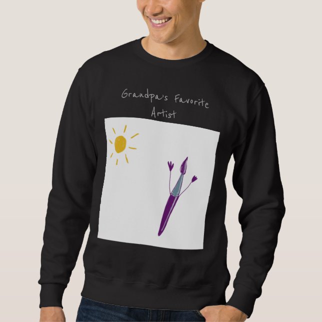Das Werk Ihres Kindes auf einem Sweatshirt (Vorderseite)