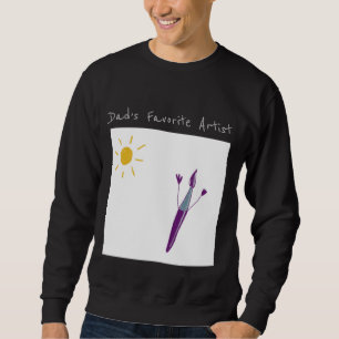 Das Werk Ihres Kindes auf einem Sweatshirt