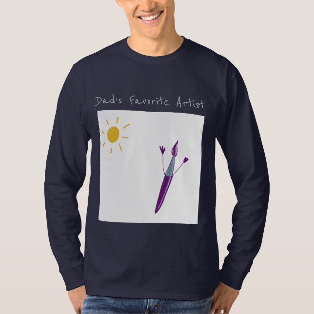 Das Werk Ihres Kindes auf einem T-Shirt (Vorderseite)