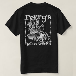 Das Werks des Perrys Retro Dunkelheits-Shirt T-Shirt