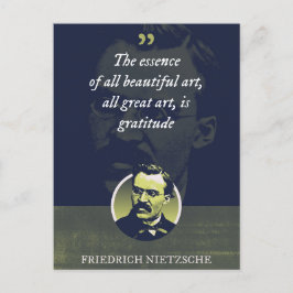 Das Wesen aller schönen Kunst, alles großartige Ku Postkarte