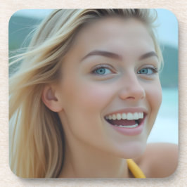 Das Wesen der Küstenstrandigkeit Plastik Getränkeuntersetzer