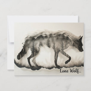 Das Wesen der Wildnis Postkarte