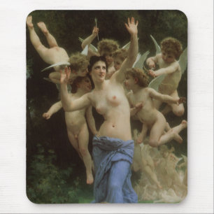 Das Wespennest von William Adolphe Bouguereau Mousepad
