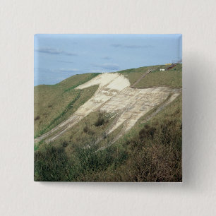 Das Westbury weiße Pferd Button