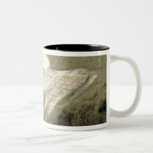Das Westbury weiße Pferd Zweifarbige Tasse