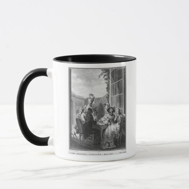 Das whist Party, graviert von Jean Dambrun 1783 Tasse (Links)