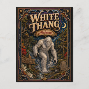 Das White Thang, Alabama Popcut Legenden Postkarte