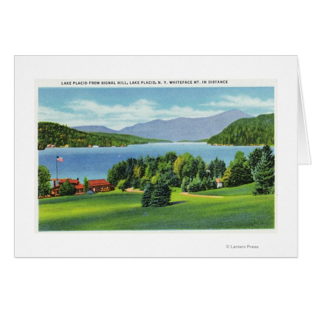 Das Whiteface MT in der Ferne (Vorderseite (Horizontal))