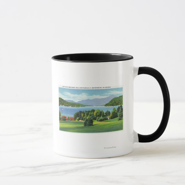 Das Whiteface MT in der Ferne Tasse (Rechts)