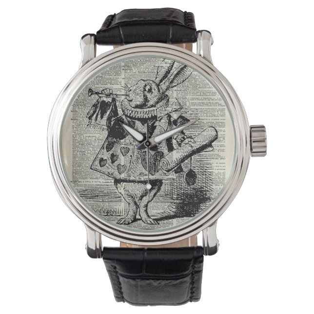 Das Whitte Kaninchen Armbanduhr (Vorderseite)