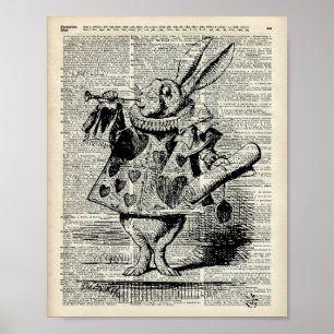 Das Whitte Kaninchen Poster