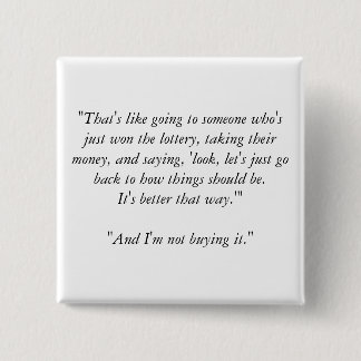 "Das wie das Gehen zu jemand ist, das gerade Button