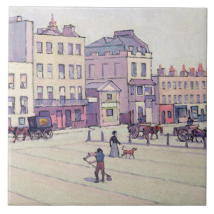 Das wiegenhaus, Cumberland-Markt, c.1914 (Öl an Fliese
