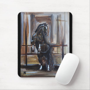 Das Wildpferd-Gemälde von Alfred Fox Mousepad