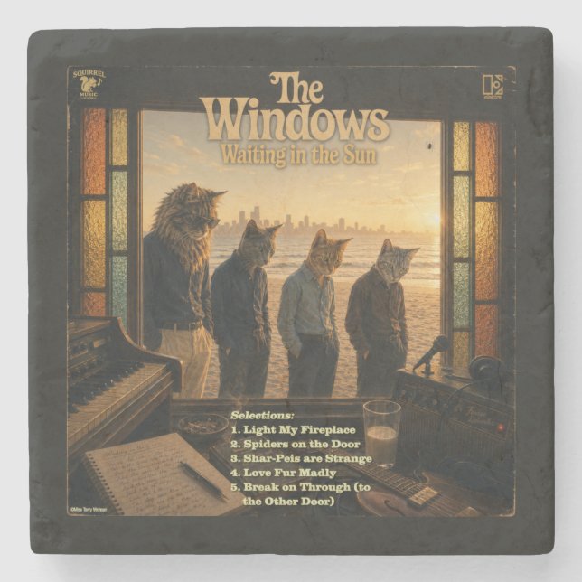 Das Windows-Album: eine Parodie Steinuntersetzer (Vorderseite)