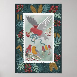 Das Winter Earth Song Green Poster