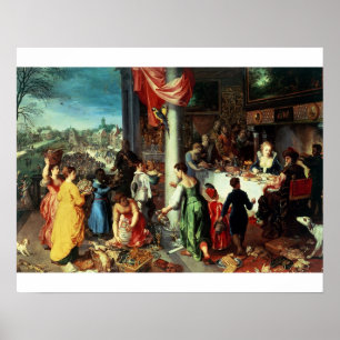 Das Winterfest, Ansammlung am bayerischen Staat Poster