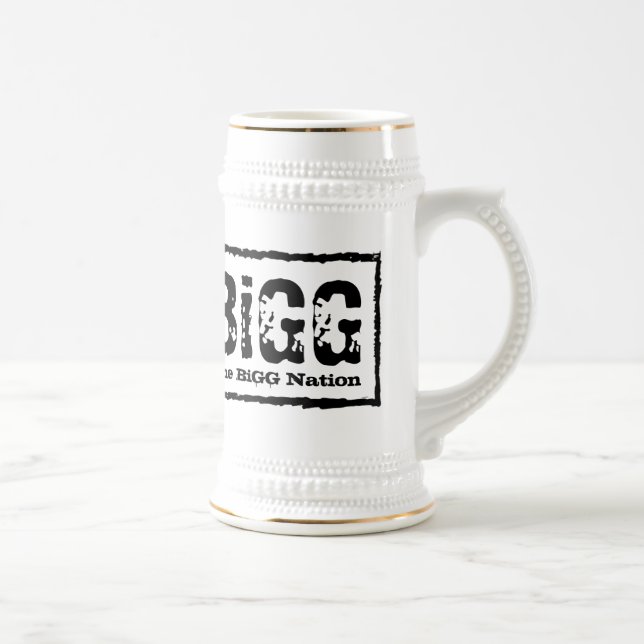 Das Wintergersten-Nations-Bier Stein Bierglas (Rechts)