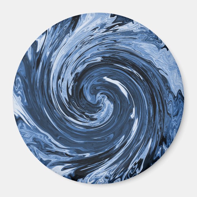 Das wirbelnde Curling... Magnet (Vorne)