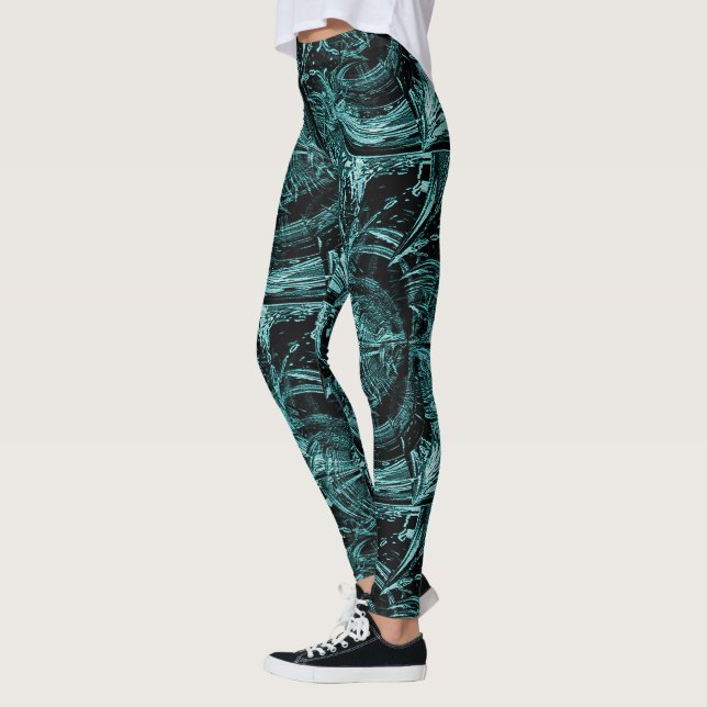 Das wirbelnde Meer...... Leggings (Links)