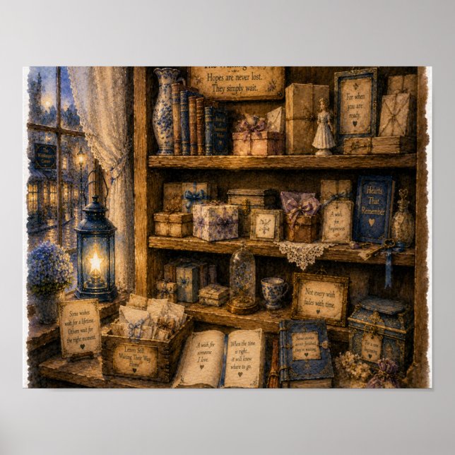 Das Wishing Shelf, Teller RH-WC-017 Poster (Vorne)