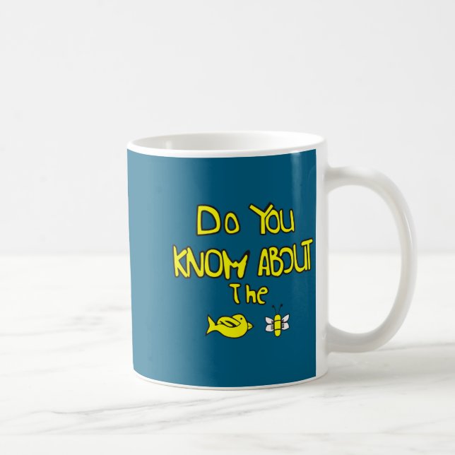 Das Wissen über Tier Vogel Biene Kaffeetasse (Rechts)