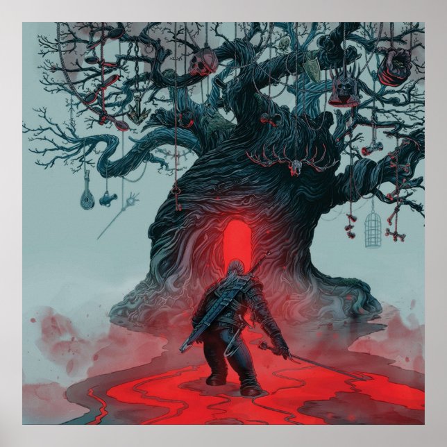 Das Witcher-Game-Artwork Poster (Vorne)