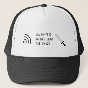 Das WLAN ist mächtiger als das Schwert Truckerkappe