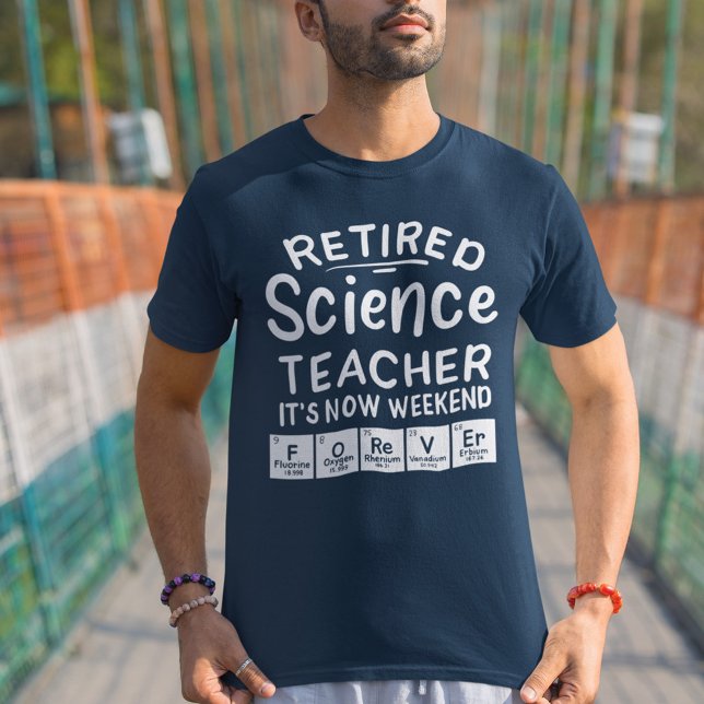 Das Wochenende für immer lehren ermüdete Wissensch T-Shirt (Von Creator hochgeladen)