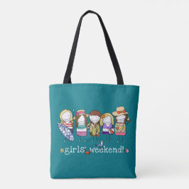 Das Wochenenden-Tasche des Mädchens