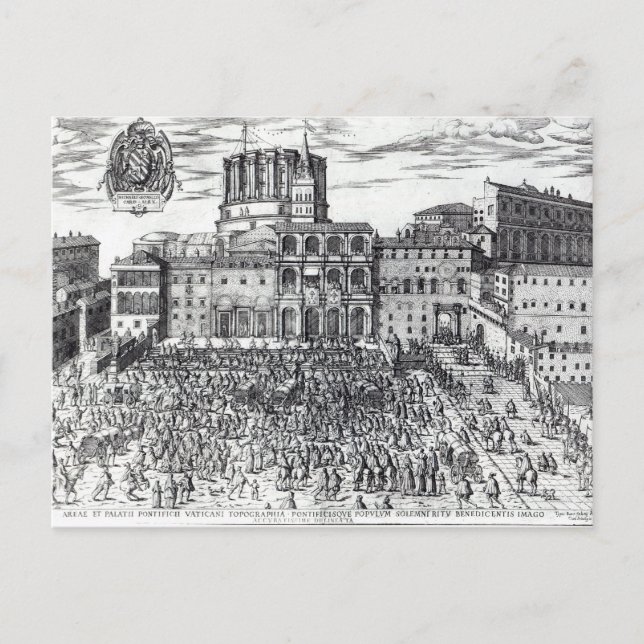 Das Wohl des Papstes Pius V Postkarte (Vorderseite)