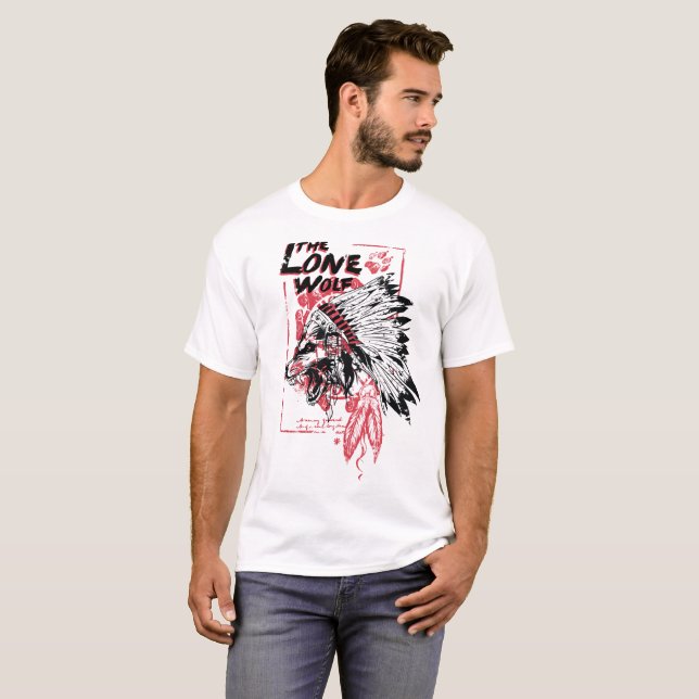 Das Wolfs-T-Shirt T-Shirt (Vorne ganz)