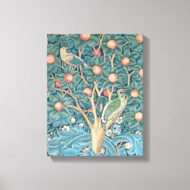 Das Woodpecker-Tapisserie, Details der Spechte Leinwanddruck (Vorderseite)