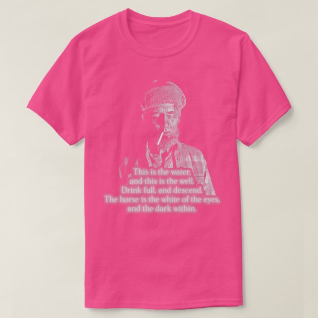 Das Woodsman-Gedicht T-Shirt (Design vorne)