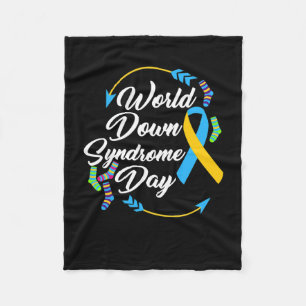 Das World Down Syndrome Day Awareness Socks Down R Fleecedecke