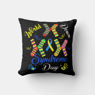 Das World Down Syndrome Day Awareness Socks Down R Kissen