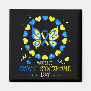Das World Down Syndrome Day Awareness Socks Down R Magnet