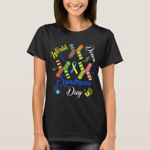 Das World Down Syndrome Day Awareness Socks Down R T-Shirt